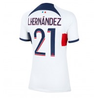 Paris Saint-Germain Lucas Hernandez #21 Replica Away Shirt Ladies 2023-24 Short Sleeve